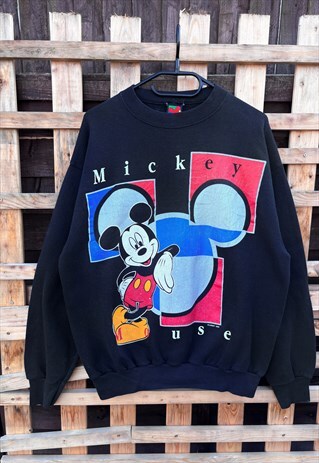 Vintage Mickey black Mickey Disney sweatshirt medium 