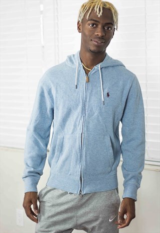 VINTAGE POLO RALPH LAUREN HOODIE SWEATSHIRT LOGO 90S S 22.3