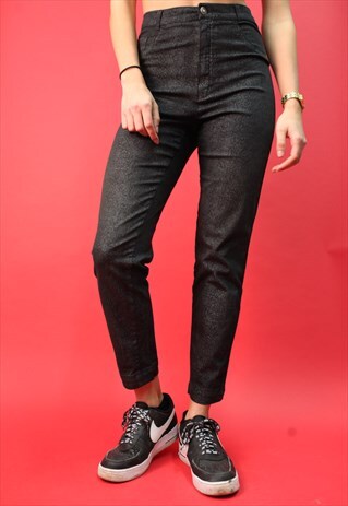 VINTAGE FRONT PAGE FAUX SNAKE SKIN TROUSERS
