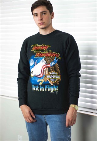 VINTAGE TOMMY HILFIGER SWEATSHIRT JUMPER LOGO 90S XL 15.4