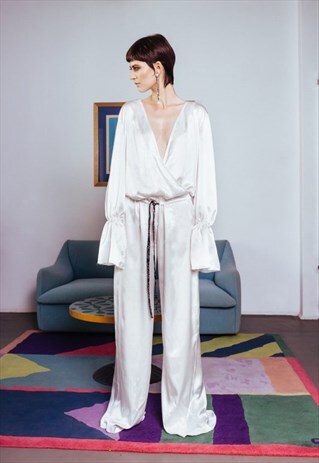PURE SILK JUMPSUIT