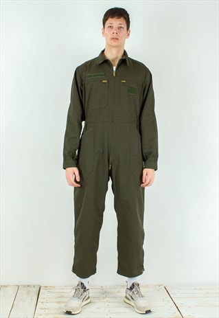 FRENCH BOILERSUIT MENS L/XL COVERALLS MADE IN FRANCE CHORE