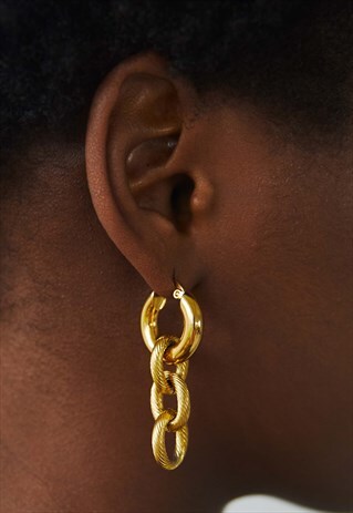 CHARLES GOLD EARRING