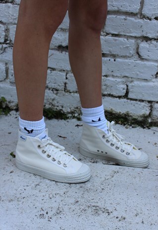 WHITE NOVESTA HIGH TOPS