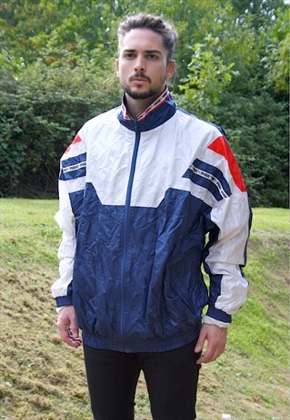 VINTAGE 90S PUMA SHELL JACKET - L/XL - RETRO