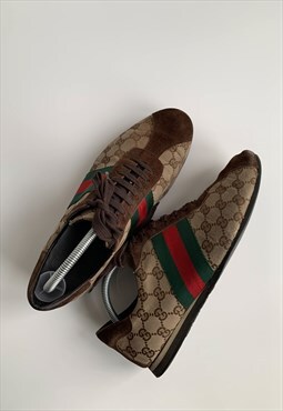Vintage Gucci Monogram Casual Sneakers Shoes
