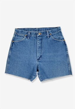 Vintage Wrangler Mid Blue High Waisted Denim Shorts