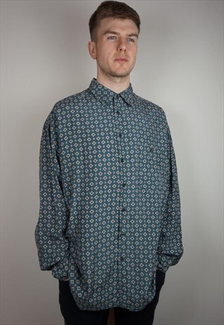 PURE SILK PATTERNED SHIRT