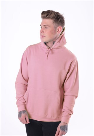ESSENTIAL BLANK PULLOVER HOODY - DUSTY PEACH PINK