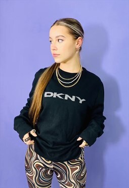 Vintage 90s DKNY Embroidered Sweatshirt