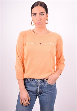 TOMMY HILFIGER WOMENS VINTAGE JUMPER SWEATER MEDIUM 90'S