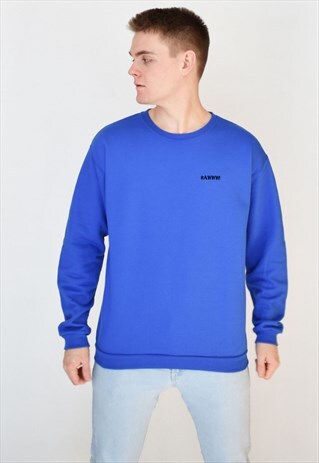 BLUE RAWWW SWEATSHIRT