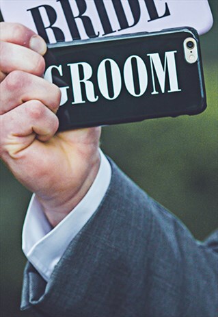 GROOM WEDDING DAY PHONE CASE