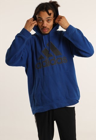 VINTAGE ADIDAS EMBROIDERED SPELLOUT HOODIE