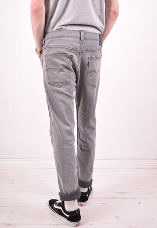 LEVI'S 508 MENS VINTAGE JEANS W32 L28 GREY 90S
