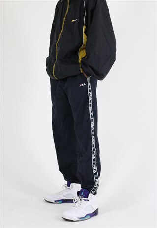 VINTAGE FILA TRACKSUIT JOGGERS / BOTTOMS /