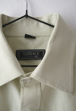 Vintage Versace Pistachio Shirt 