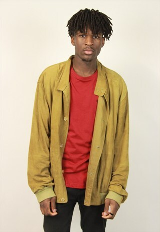 VINTAGE SUEDE BOMBER JACKET
