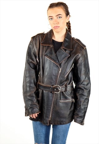 VINTAGE LEATHER JACKET J2688