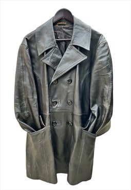 60s 70s Northen soul style leather coat 