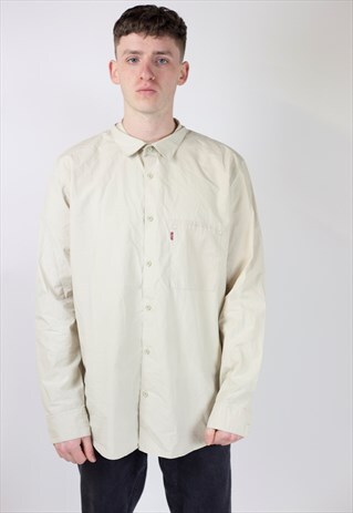 VINTAGE LEVI'S BEIGE SHIRT