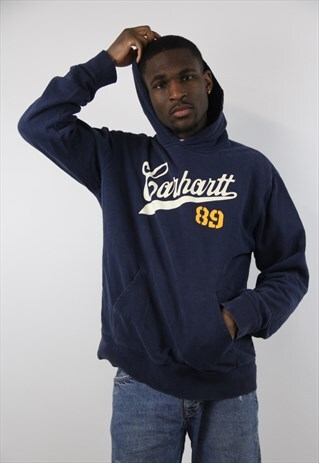 VINTAGE CARHARTT NAVY HOODIE