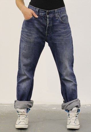 VINTAGE LEVI'S 512 BLUE MOM JEANS