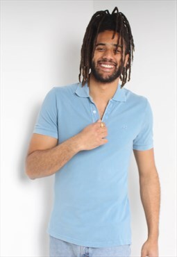 Vintage Lacoste Polo Shirt Blue