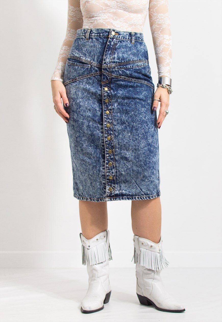 Denim pencil outlet skirt sale