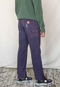 Vintage Carhartt Carpenter Pants Men's Purple