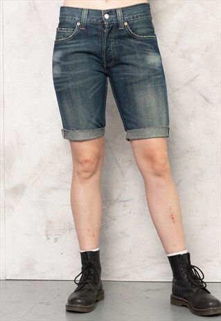 VINTAGE 90S LEVIS 512 CUT-OFF DENIM SHORTS