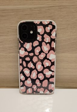 Pink Leopard Print iPhone 12 Case