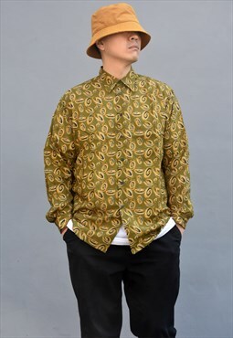 Vintage  Abstract Pattern Shirt 