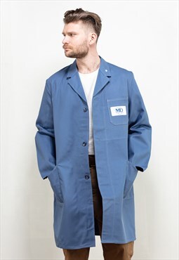 Vintage 90's Blue Work Coat