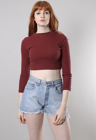 VINTAGE 90S LEVIS DENIM HIGH WAISTED CUT OFF SHORTS