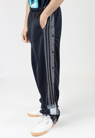 VINTAGE BLACK TRACKSUIT BOTTOMS
