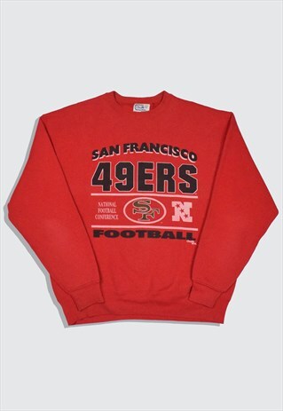 VINTAGE 90S CHALK LINE SAN FRANCISCO 49ERS SWEATSHIRT IN RED