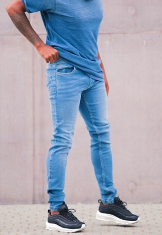 OC TAPERED DENIM JEANS - DARK BLUE