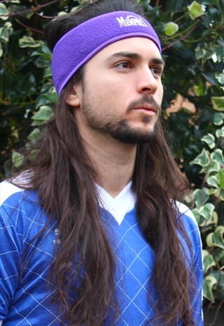 VINTAGE 90S MEMPHIS USA SKI HEADBAND - UNISEX - FLEECE