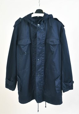 Vintage 90s coat in navy