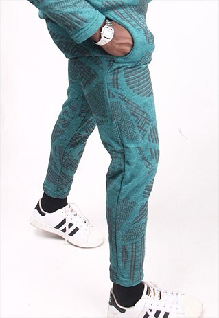 GREEN TRIBAL FESTIVAL TROUSERS