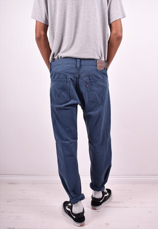 LEVI'S 501 MENS VINTAGE JEANS W36 L30 BLUE 90'S