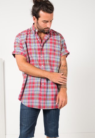 VINTAGE 80S POLO RALPH SHORT SLEEVE SHIRT/ S4103
