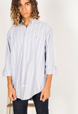 VINTAGE 80S POLO RALPH LAUREN SHIRT / R0173