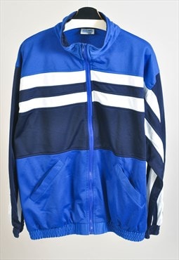 vintage 90s track jacket in blue