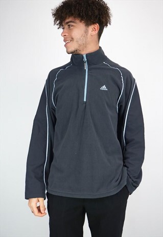 VINTAGE 90'S ADIDAS 1/4 ZIP FLEECE