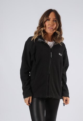 FLEECE JACKET ZIP UP JACK WOLFSKIN VINTAGE UK 14 (GJ4M)