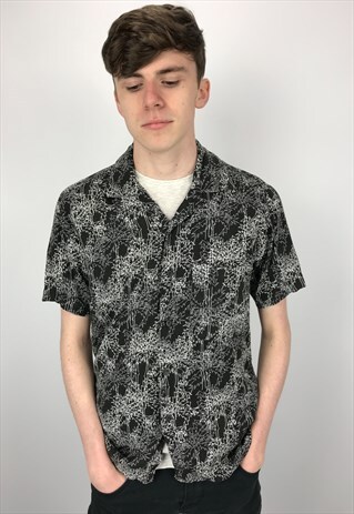 90S VINTAGE CANDA PATTERNED FESTIVAL SHIRT