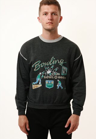 90S ITALIAN VINTAGE OLDSCHOOL COTTON SWEATSHIRT 15904