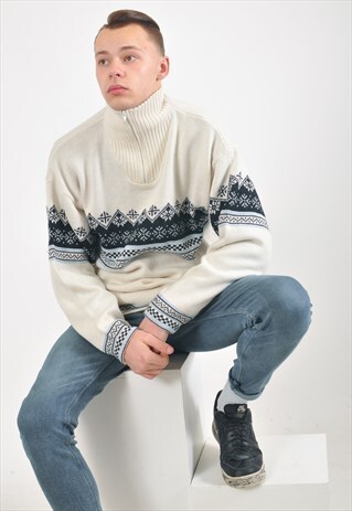 VINTAGE 1/4 ZIP JUMPER